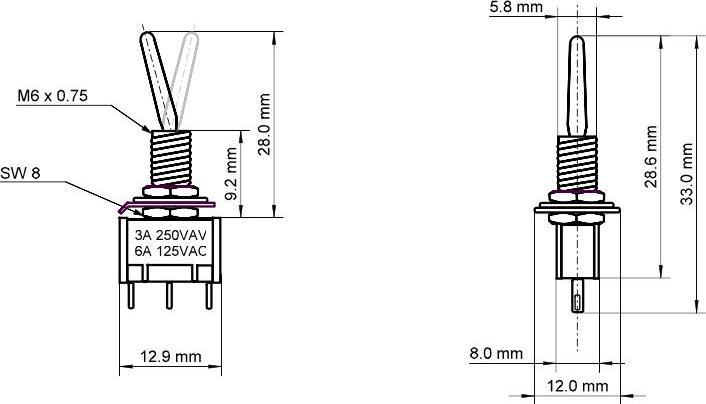 Immagine prodotto Goobay Kippschalter Miniatur
