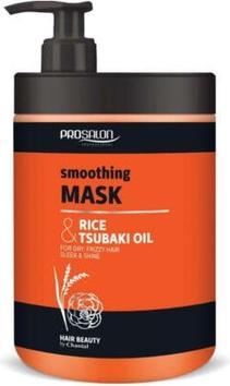 Chantal Prosalon Gladmakend Masker wygładzająca maska do włosów Ryż & Olej Tsubaki 1000g