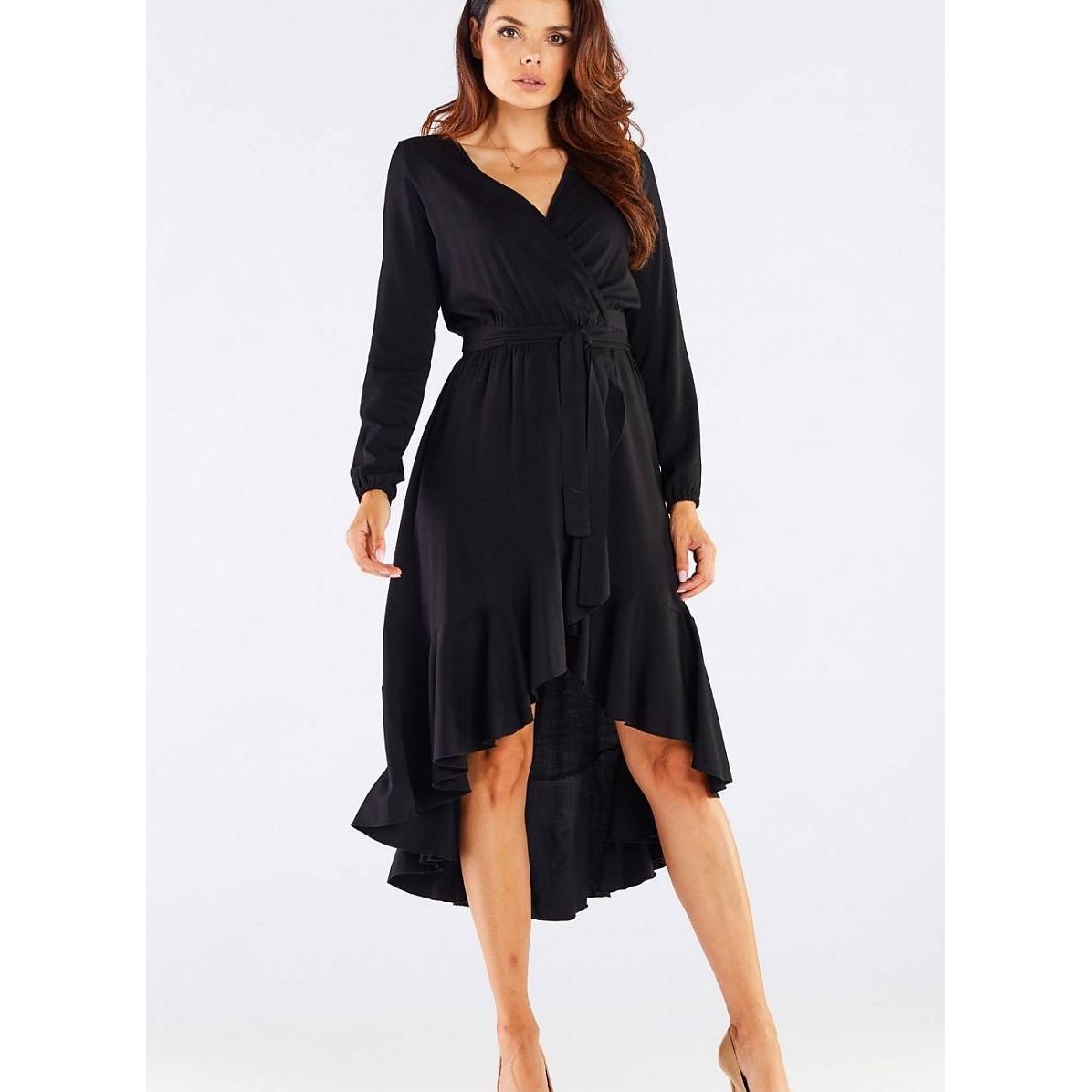 Awama, Damen, Kleider, Cocktailkleid, Schwarz, (M)