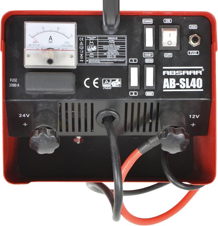 Produktbild Absaar acculader ab-sl40 40a 12/12v (12V, 24V, 40 A)