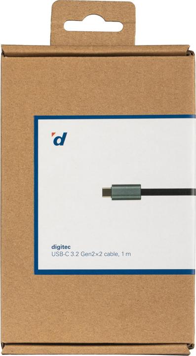 Produktbild Digitec USB Typ C – USB Typ C (1 m, USB 3.2 Gen 2x2)