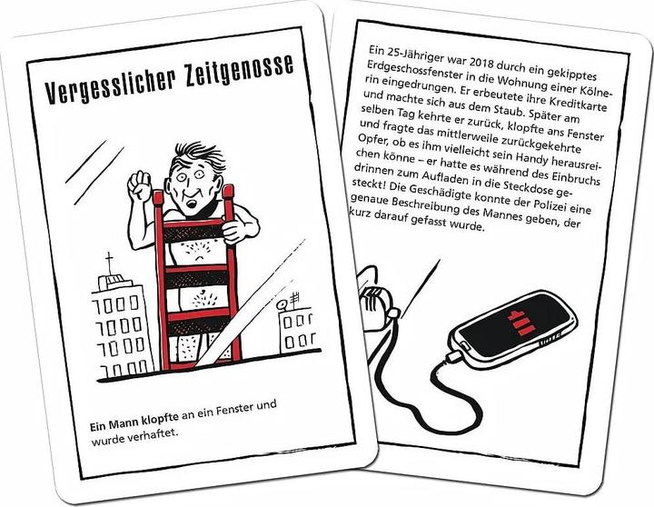 Actual product image black stories Epic Fails (German, 2 - 10 Players)