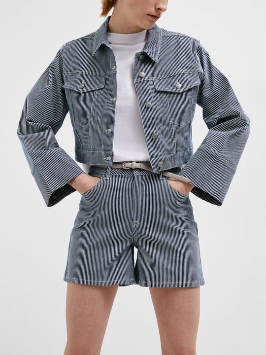 Image du produit Selected Short en jean rayé (Bande de fréquences 38 (2600 MHz))