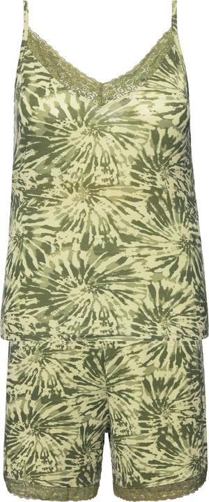 Produktbild Studio Untold Shorty, kurzer Zweiteiler, Print, Spitzenkanten, Spaghetti-Top, Shorts (50, 52)