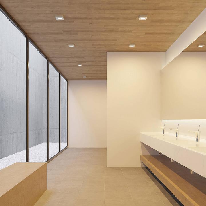 Immagine prodotto Prios Plafoniera Alette LED, argento, 12,2 cm (705 lm)