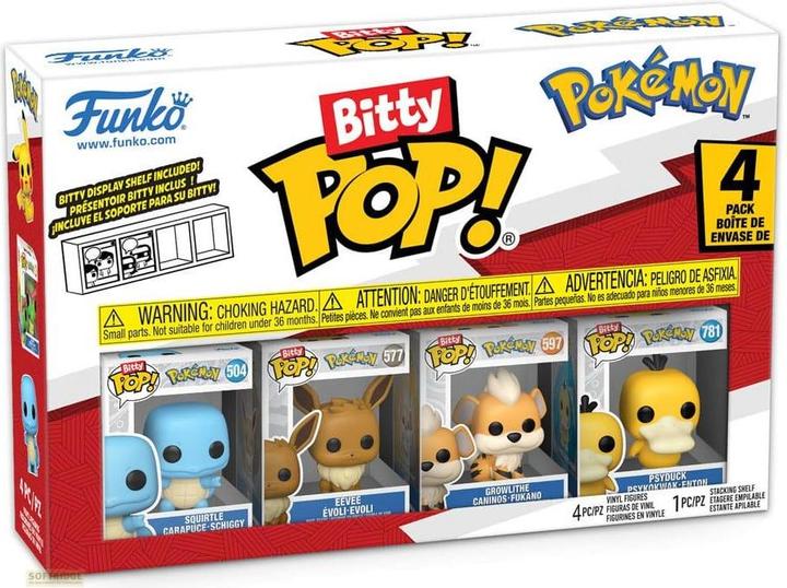 Produktbild Funko Bitty POP! 4 Pack Pokemon: Squirtle