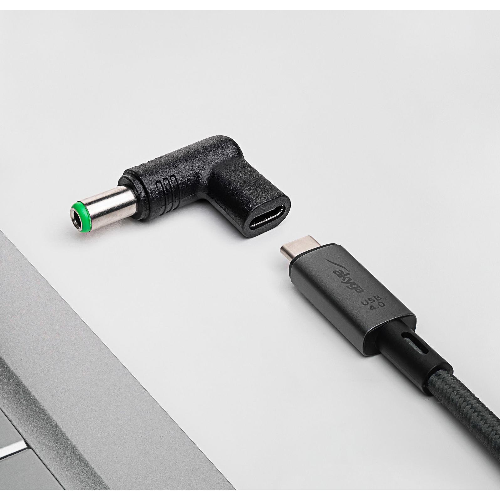Thumbnail - Akyga AK-ND-C18 (100 W), Notebook Netzteil, Schwarz