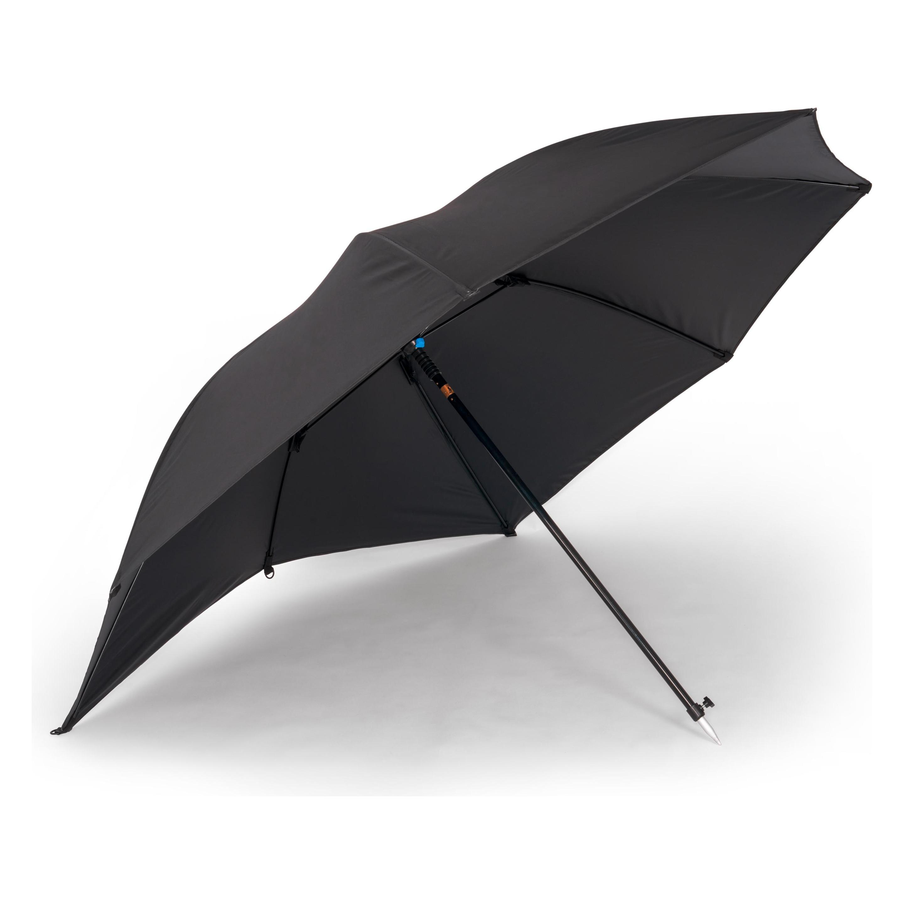 Preston, Unisex, Regenschirm, Flacher Regenschirm Aus Fiberglas, Schwarz