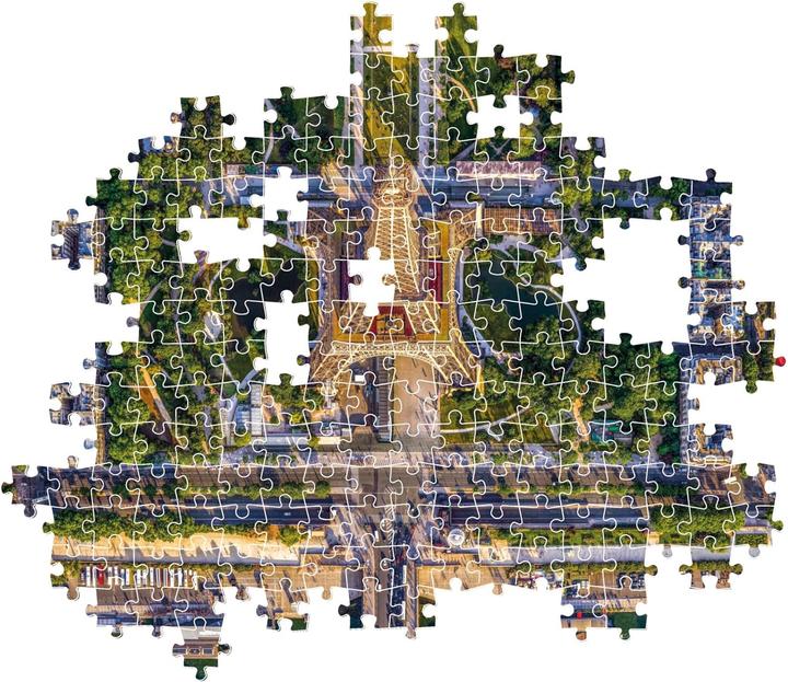 Actual product image Clementoni Puzzle Flying Over Paris 1500 pièces (1500 pieces)