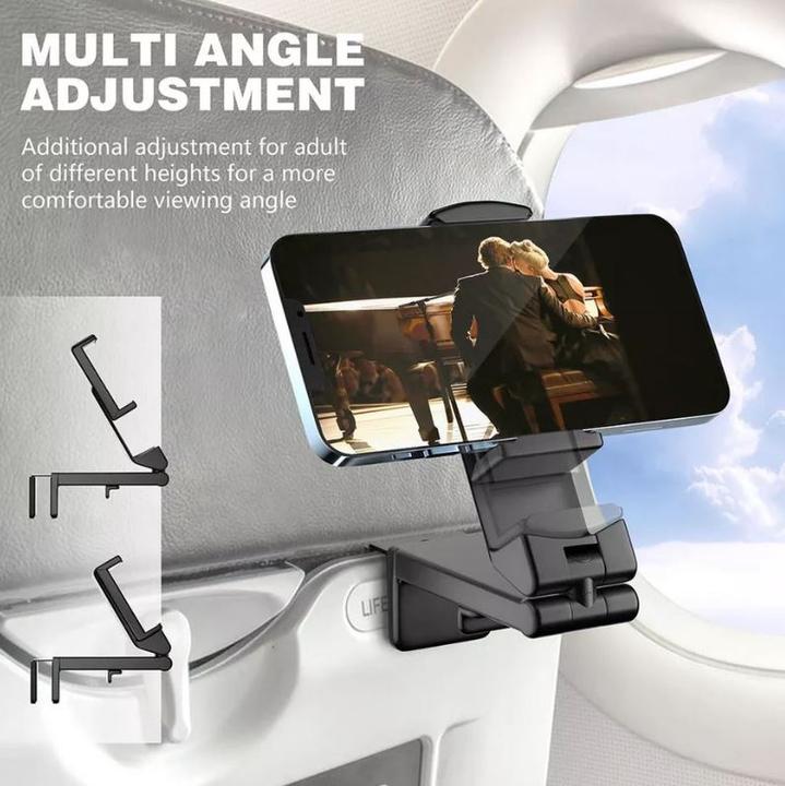Image du produit PhoneLook Support multifonctionnel pour smartphone, rotatif à 360 degrés, pour les voyages et l'avion