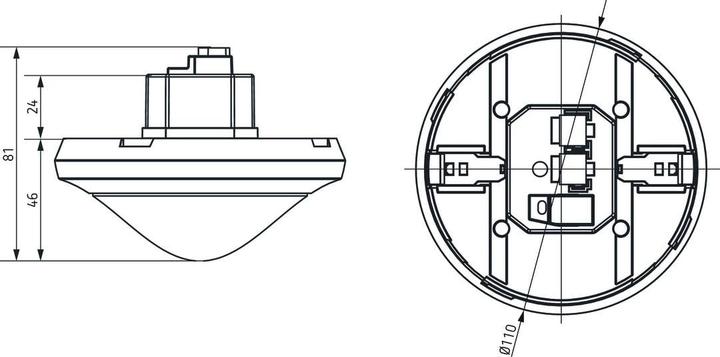 Produktbild Theben theRonda S360 KNX UP WH (8 m)