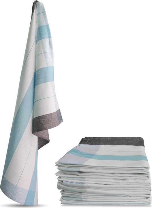 Actual product image Aspero 100 Cotton Tea Towels - 8723 (55 x 75 cm)