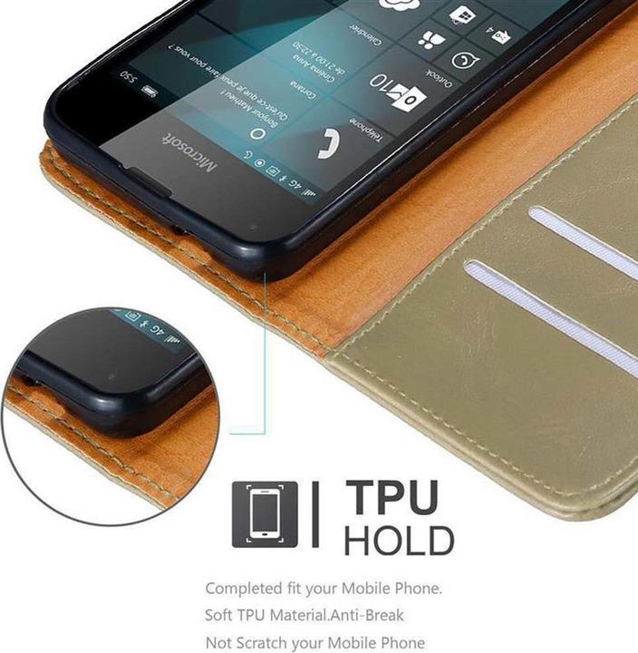 Actual product image Cadorabo Book Luxury Cover (Microsoft Lumia 550)