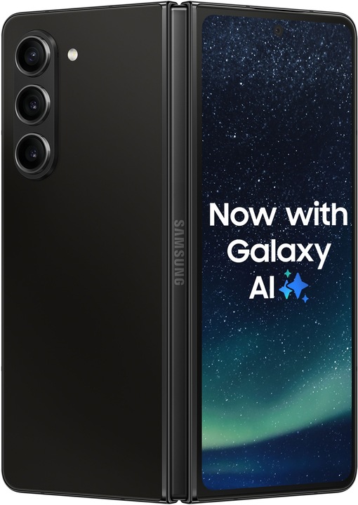 Actual product image Samsung Galaxy Z Fold 5 (256 GB, Phantom Black, 7.60", SIM + eSIM, 50 Mpx, 5G)