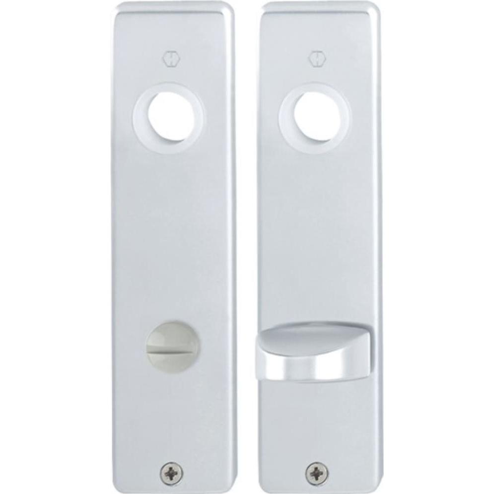 Hoppe, Türgriff + Fenstergriff, Kurzschildpaar 202KP/AP Aluminium F1 SK/OL Paar (Türgarnitur)