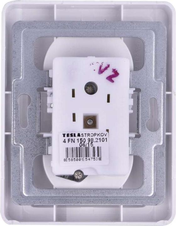 Produktbild Tesla Zásuvka dvojitá STANDARD 4FN15098.2101 B