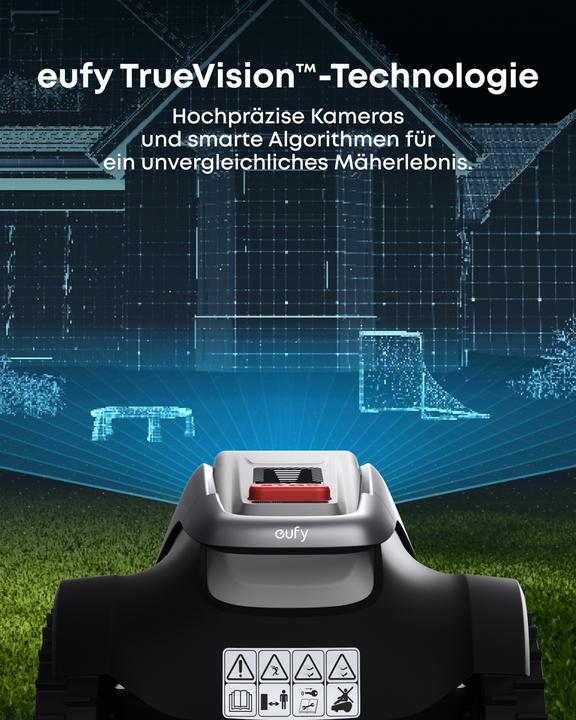 Produktbild eufy E18 (1207 m², Ohne Begrenzungskabel)