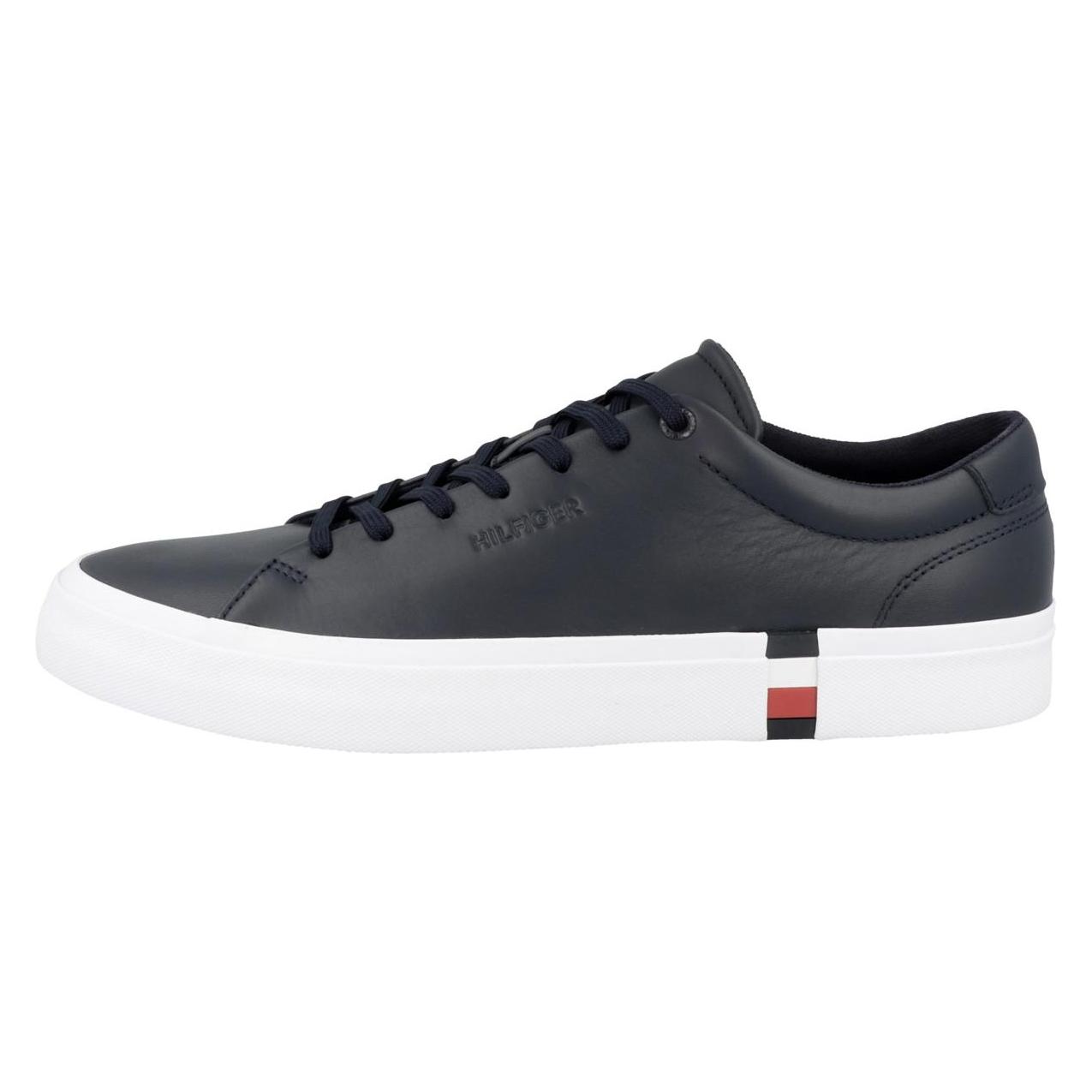 Tommy Hilfiger, Herren, Sneakers, Modern Vulc Corporate Leather - 58201, Blau, (40)