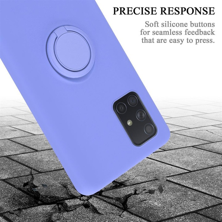 Actual product image Cadorabo TPU Liquid Ring Silicone Case Cover (Samsung Galaxy A71)
