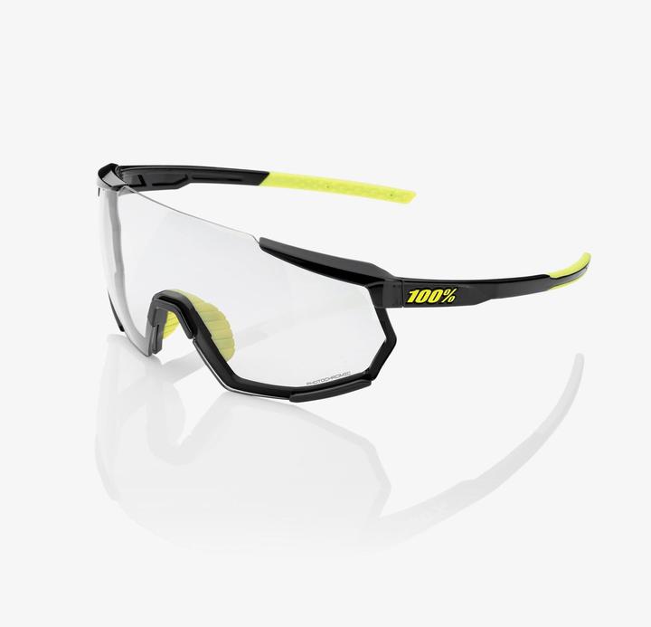 Produktbild 100% Racetrap 3.0 Gloss Black (Schwarz, Photochrome, Transparent)