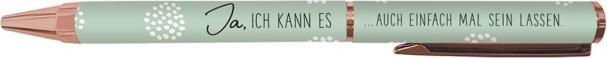 Produktbild Premium Kugelschreiber - Ja, ich kann es - von Schreibkram Manufaktur (Roségold)