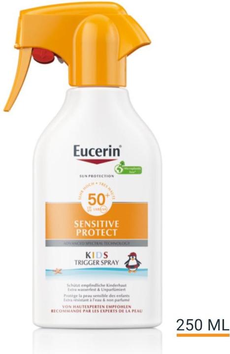 Actual product image Eucerin Sensitive Protect Trigger (Sun spray, SPF 50+, 250 ml)