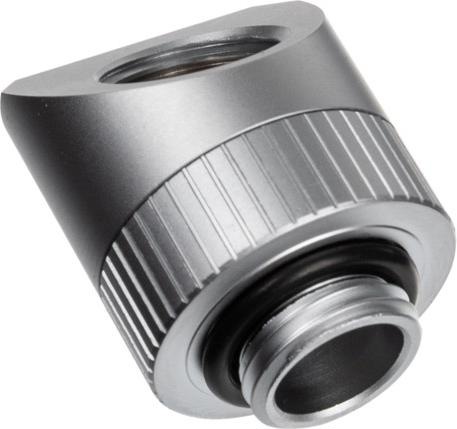 Produktbild EKWB EK-Quantum Torque Winkel 45 Grad G1/4 Zoll AG auf G1/4 Zoll IG - drehbar, Satin Tita