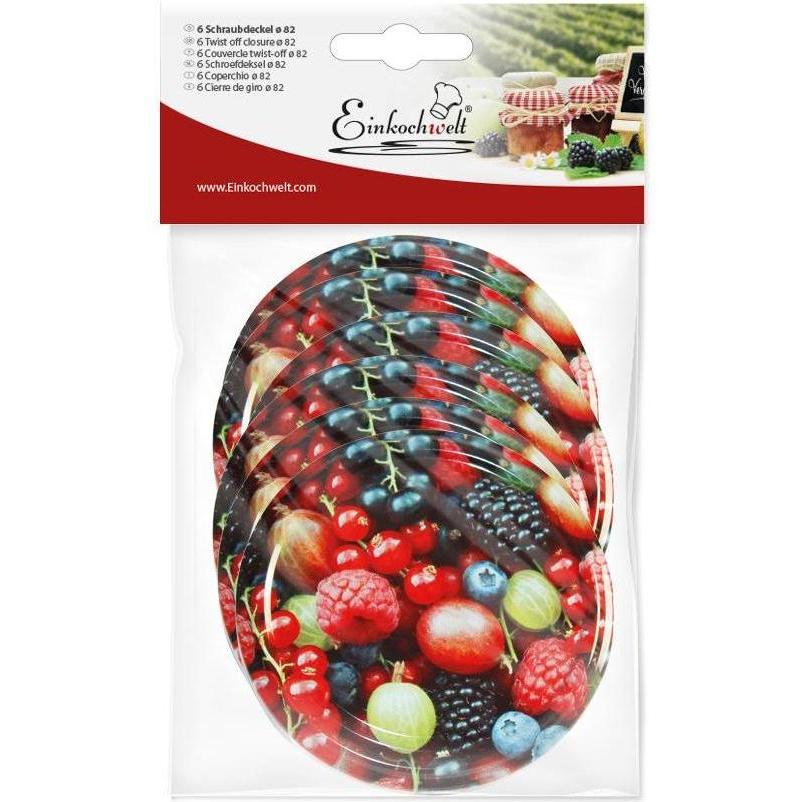Dosen-Zentrale Twist-Off Deckel 'Beeren', Contenitore + Barattolo Per Conserve