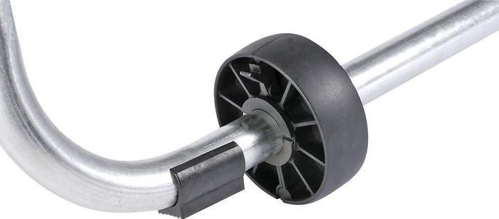 Actual product image Hudora 2 transport wheels for attachment to tubes with 38 mm diameter