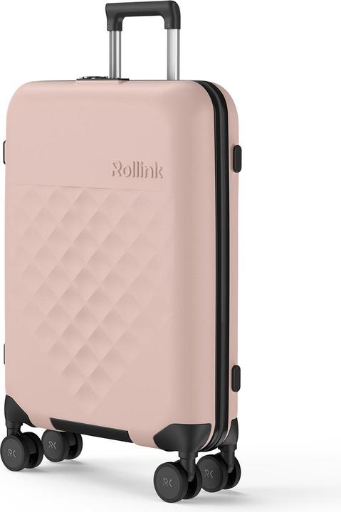 Image du produit Rollink Harde valise / trolley / valise de voyage - Vega 360 - 65 cm - Rose (80 l)