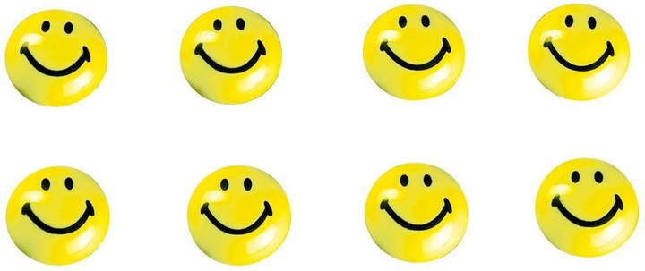 Actual product image Magnetoplan Smiley Magnets (8 x)