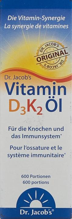 Produktbild Dr. Jacob's Vitamin D3 K2 (1 Stück, Öl, 61 g)
