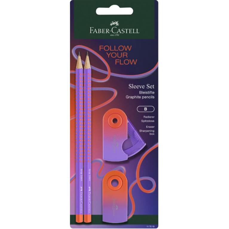 Faber-Castell, Matite, Flow Edition Grip Punchy Melon (B, 2x)