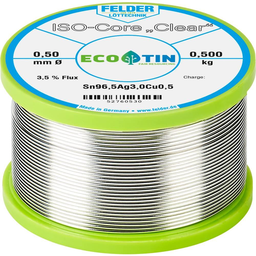 Felder Lottechnik ISO-Core Clear SAC305 (Lötspulenkit), Lötgerät Zubehör, Transparent