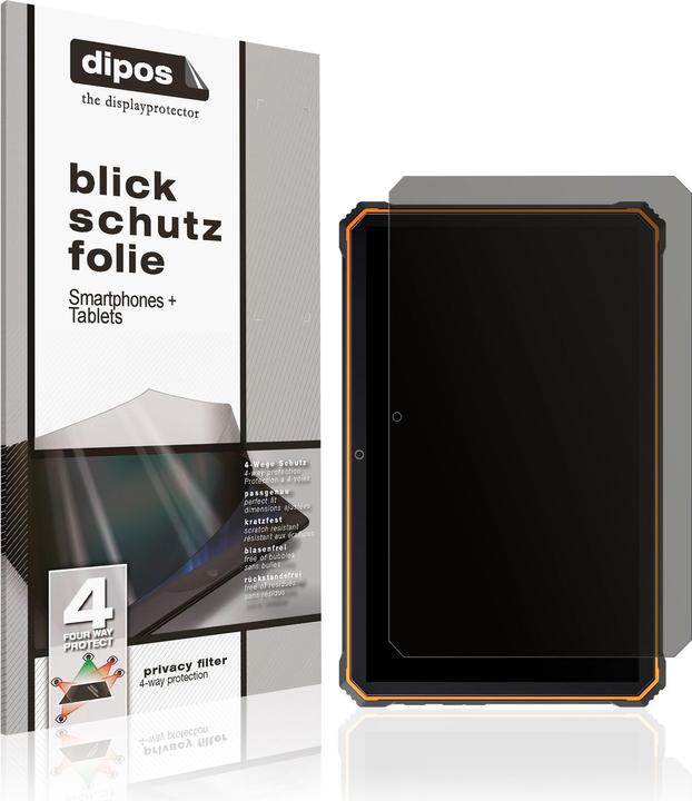 Produktbild Dipos Blickschutzfolie 4-Way Privacy (1 Stk., Blackview Active 8 Pro)