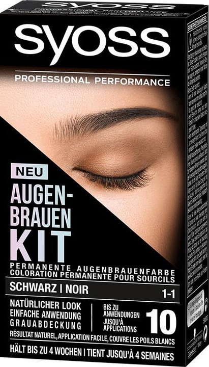 Image du produit Syoss Kit sourcils noir