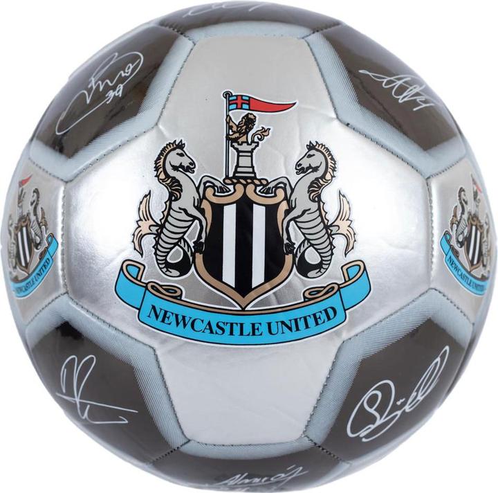 Produktbild Newcastle United FC Metallic Fussball mit Unterschriften (5)