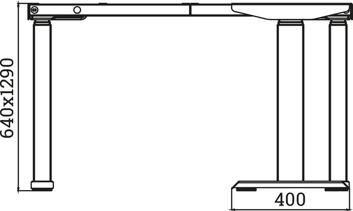 Immagine prodotto OK-Line Telaio elettronico per scrivania con altezza regolabile TRD Fl