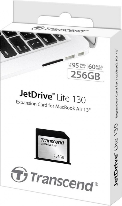 Actual product image Transcend JetDrive Lite 130 for MacBook Air 13 (256 GB, SDXC, U1)