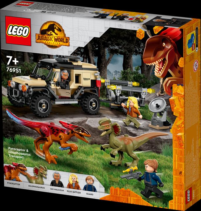 Actual product image LEGO Pyroraptor & Dilophosaurus Transport (76951, LEGO Jurassic World, LEGO Rare Sets)
