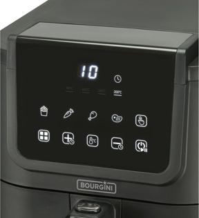 Actual product image Bourgini SlimFit Airfryer Pure XL - DHTELIM FRICE - 5 Liter - 1500W - PFAS VRIJ (18,4170.00.00)