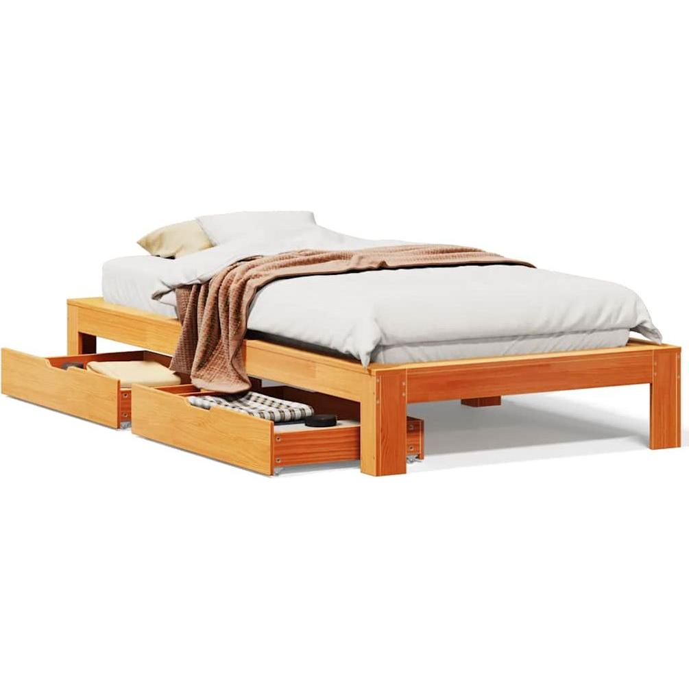 VidaXL, Bett, Bett ohne Matratze (90 x 190 cm)