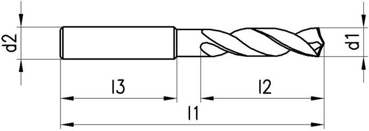 Actual product image Futuro BRW Twist drill (2 mm)