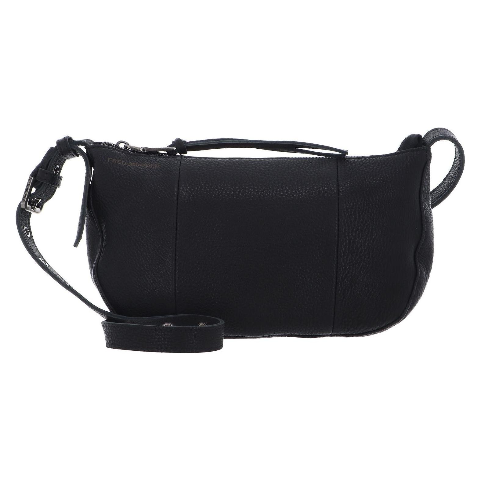 FredsBruder, Damen, Handtasche, My Old Friend Round Crossbag, Schwarz