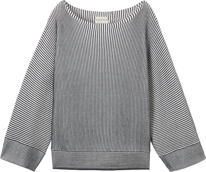 Image du produit Tom Tailor Damestrui, 36338 - Navy Striped Knit Design, M (M)