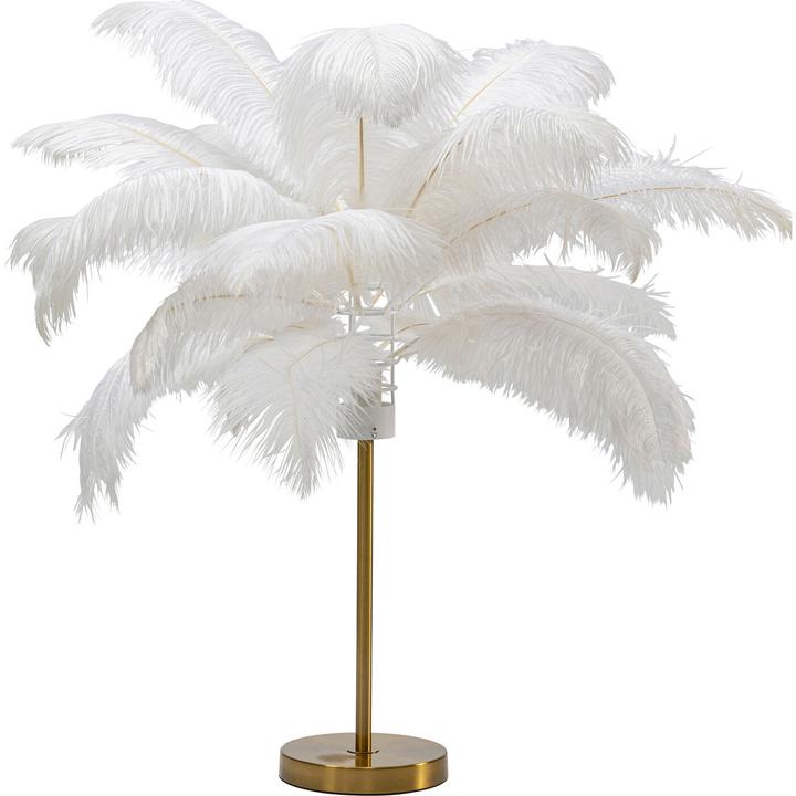 Image du produit Kare Design Lampe de table Feather Palm blanc 60cm (E27)