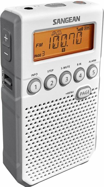 Actual product image Sangean DT-800 +BATT white-grey (AM, FM)