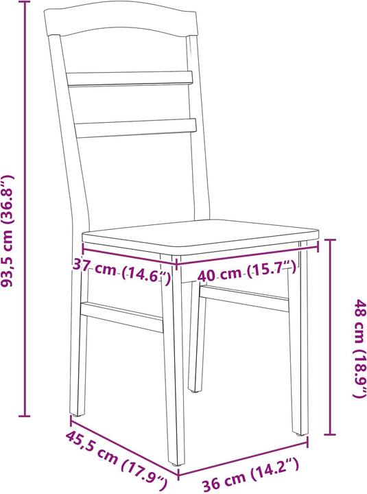 Produktbild vidaXL Essbereich Sitzmöbel