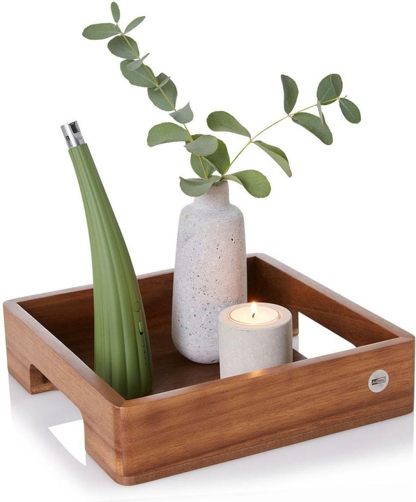 Immagine prodotto AdHoc Vassoio da portata Serve Slim, legno di acacia/legno di noce