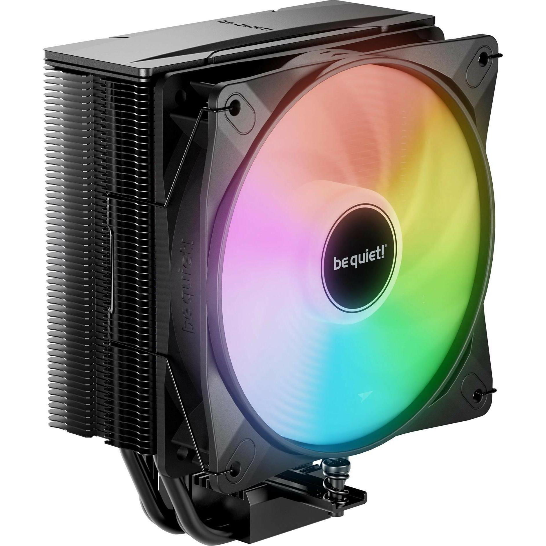 be quiet! Pure Rock 3 LX ARGB CPU Kühler für Intel und AMD CPU schwarz (154 mm), CPU Kühler, Schwarz